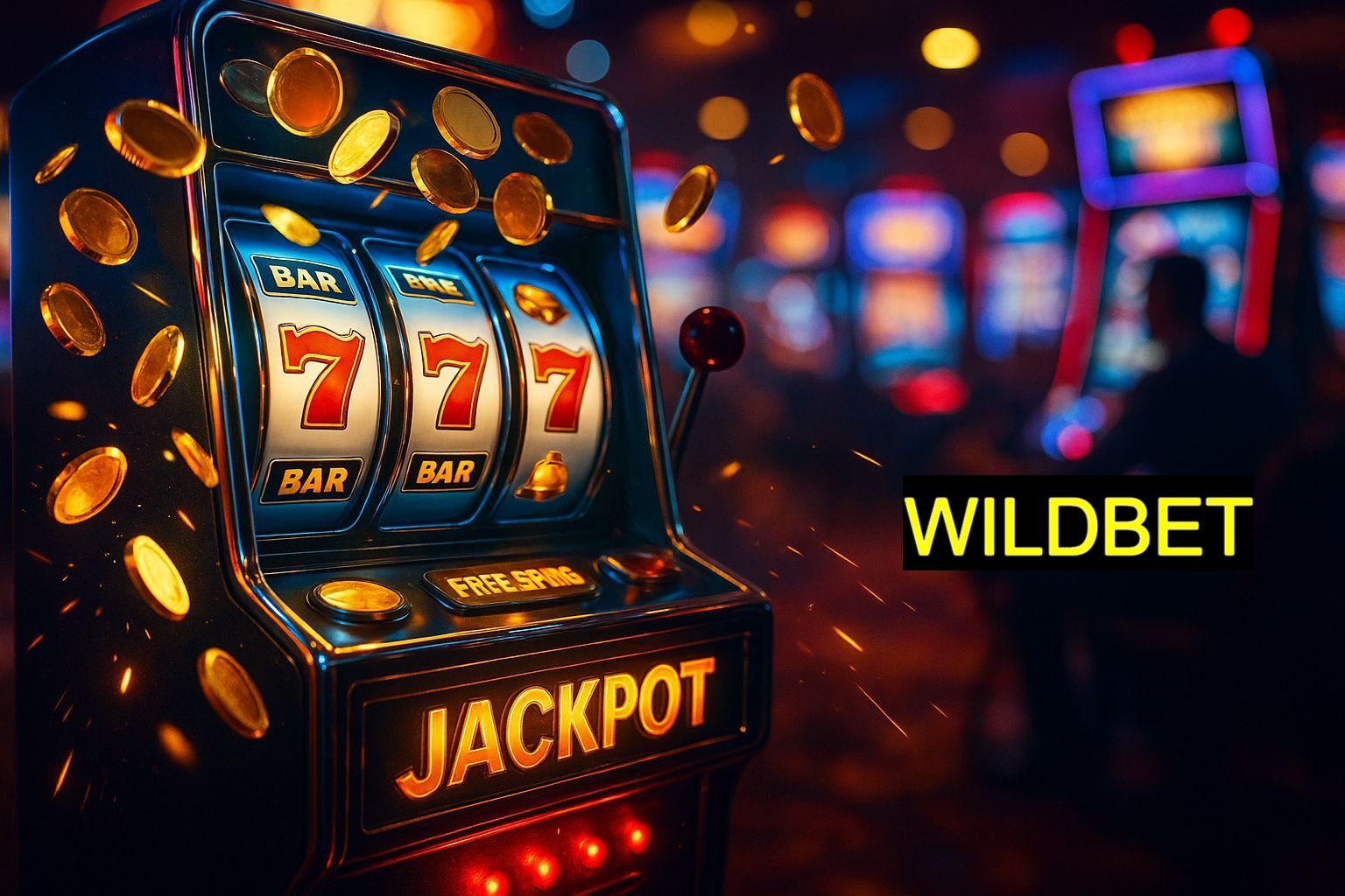 Diversos jogos de caça-níqueis